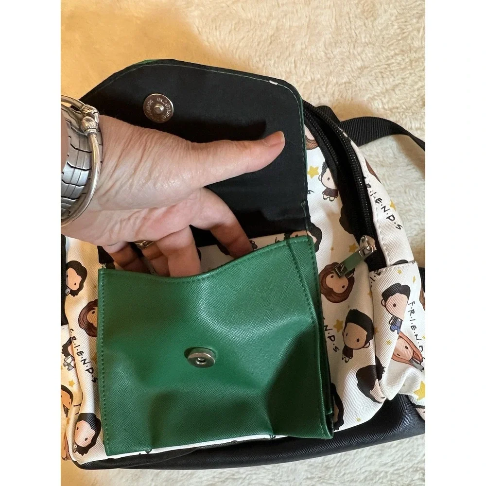Friends TV Series Show Central Perk Coffee Shop Faux Leather Mini Backpack